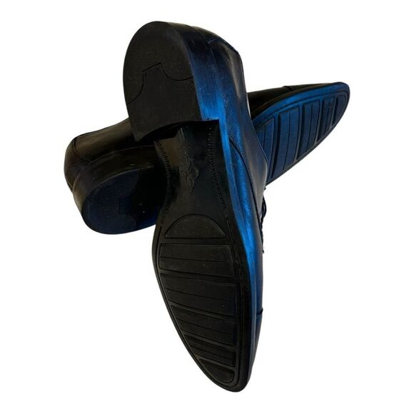 Cole Haan Cap Toe Shoes Black Leather Oxfords 11 M - Picture 5 of 8